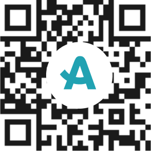 QR code — scan to download Aloha
